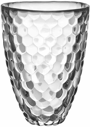 Orrefors Crystal Vase Raspberry Transparent 12.4x16cm