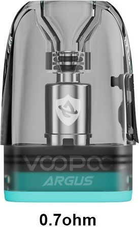 Voopoo Argus Ανταλλακτικό Pod σε Μαύρο χρώμα 3ml με Αντίσταση 0.7ohm