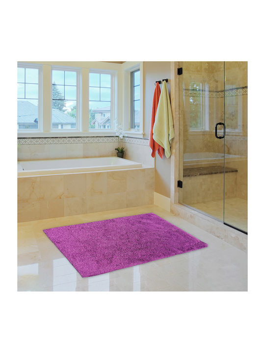 San Lorentzo Bath Mat Cotton Ve-9048 1528D Purple 50x80cm