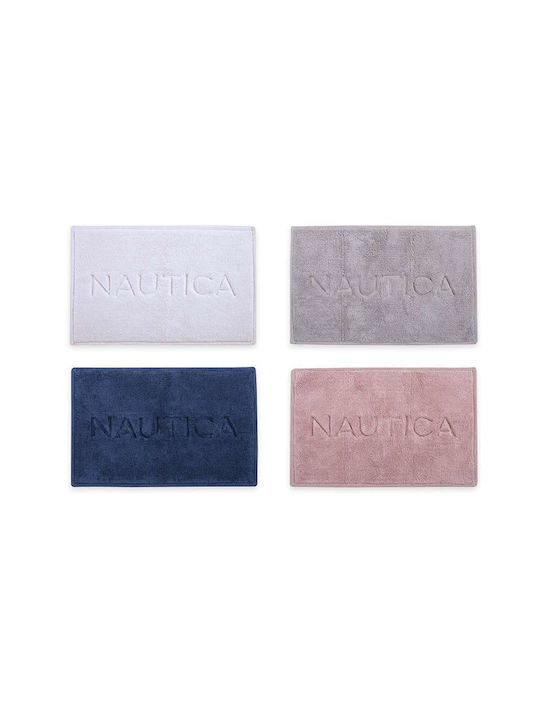 Nef-Nef Homeware Badematte Baumwolle Rechteckig Nau Coast Rose (036660) 50x80cm