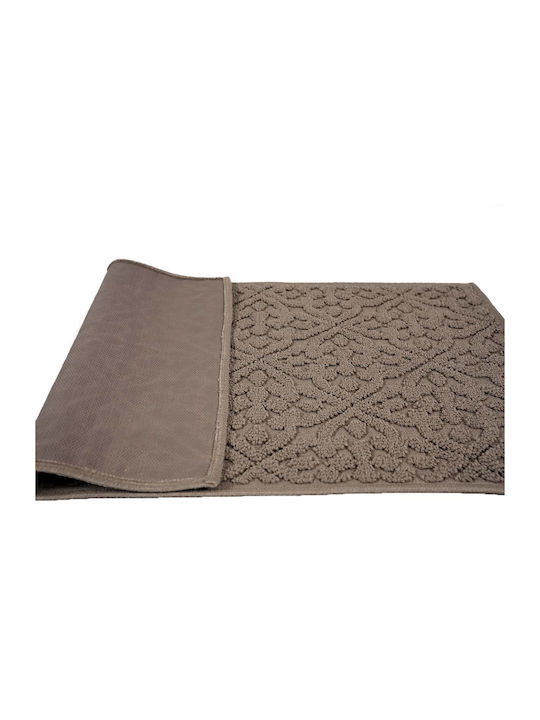 Sdim Non-Slip Bath Mat Microfiber 801-5090-003DG 003 Dove Grey 50x90cm