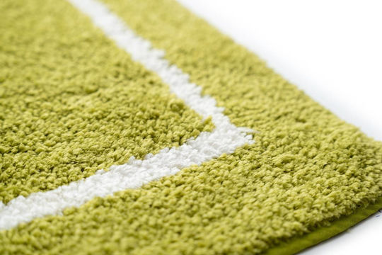 Sdim Rutschfest Badematte Baumwolle Rechteckig Space 801-4585-006 006 Lime Green 45x85cm