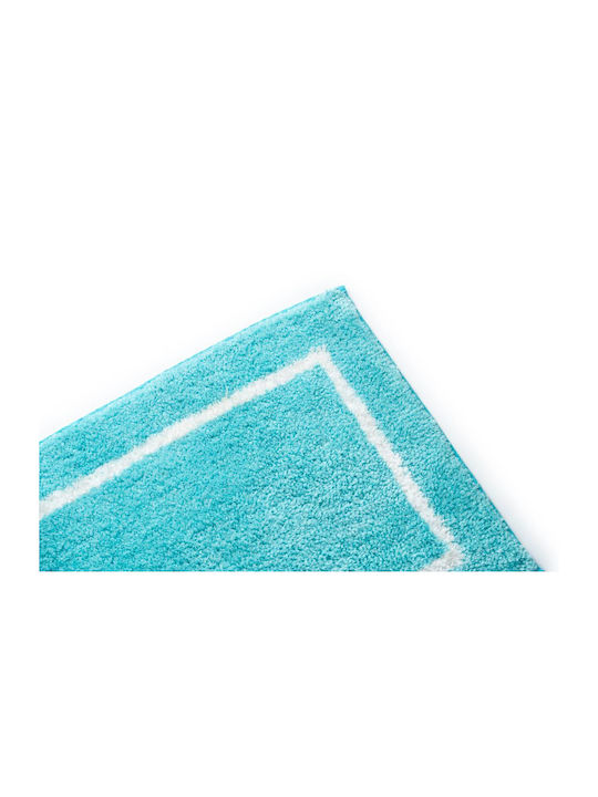 Sdim Non-Slip Bath Mat Cotton Space 801-4585-001 001 Petrol 45x85cm