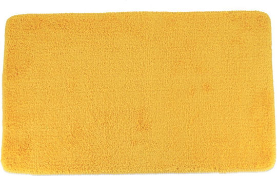 Atmosphera Non-Slip Bath Mat Microfiber 7746196 Yellow 45x75cm