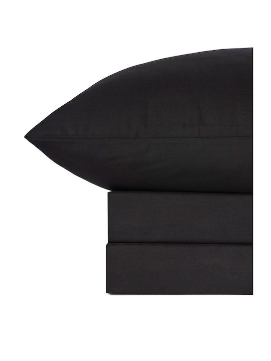 Sunshine Sheet Sets Queen 220x250cm. Menta 152 208 Black 4pcs