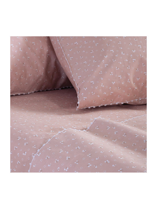Nef-Nef Homeware Сет Чаршафи 280x270см. Sissy Розов 4бр