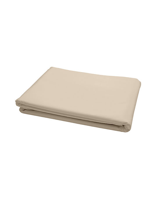 Sunshine Sheet Sets Queen with Elastic 170x205+30cm. Cotton Feelings 151 109 Sand 4pcs