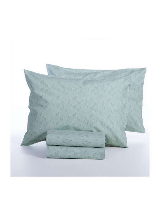 Nef-Nef Homeware Bettwäsche-Set Doppel 200x270cm. Josefine Green 4Stück