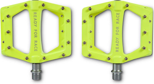 RFR Flat CMPT Flat Bicycle Pedals Yellow