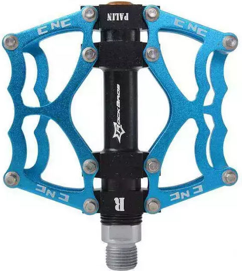 Rockbros Flat Bicycle Pedals Blue