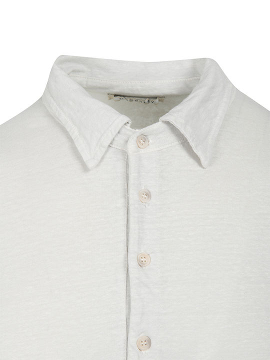 Polo Short Sleeve Blouse Ecru