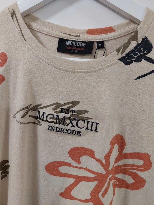 Bluză cu mânecă scurtă Beige