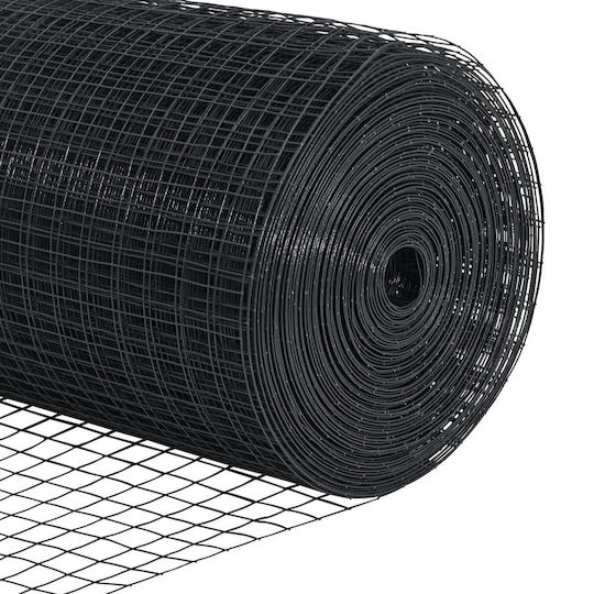vidaXL Garden Fencing Material 2pcs Gray
