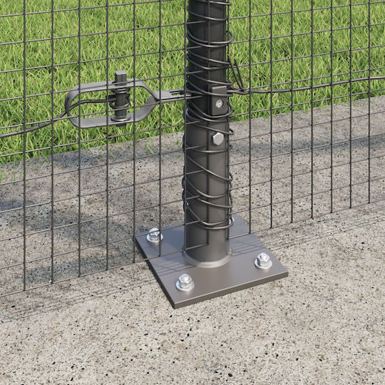 vidaXL Garden Fencing Material 1pcs Gray