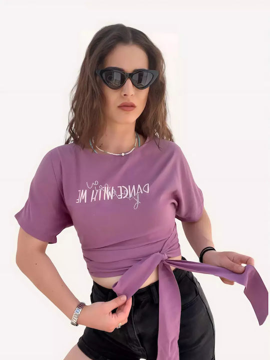 Γυναικείο T-shirt Λιλά