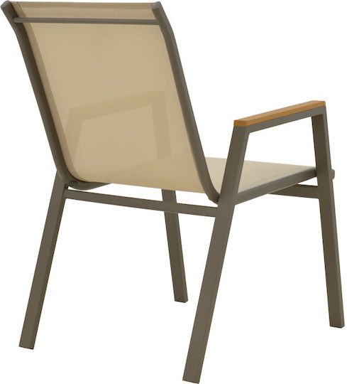 Gartenstühle Azelie Offene Grau Farbe 56x75x88cm Gartenstühle Azelie Offene Grau Farbe 56x75x88cm
