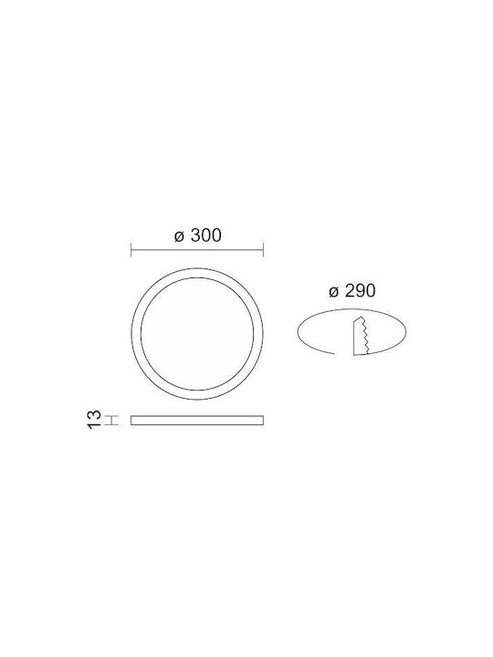 Spot Light Rund Vertieft LED Panel 24W mit Warm zu kühlem Weiß Licht