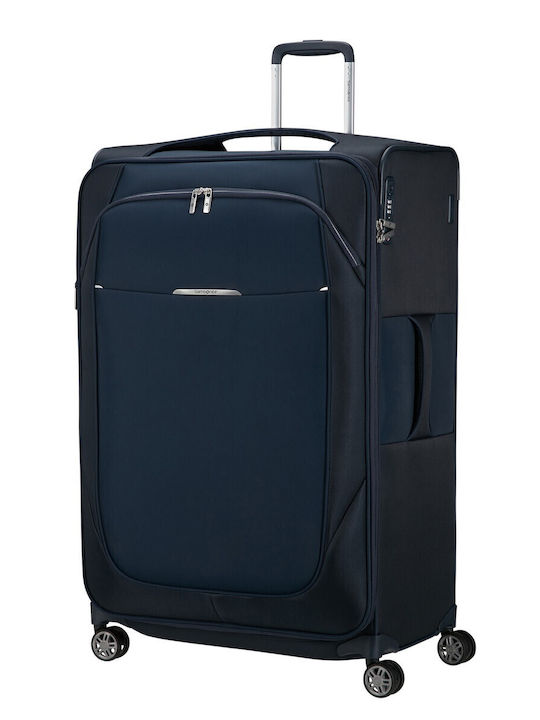 Samsonite RELITE Μεγάλη Βαλίτσα Ταξιδίου Μπλε με 4 Ρόδες