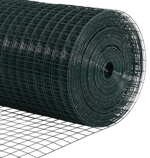 vidaXL Plasă de sârmă Module Verde 1.5x25m