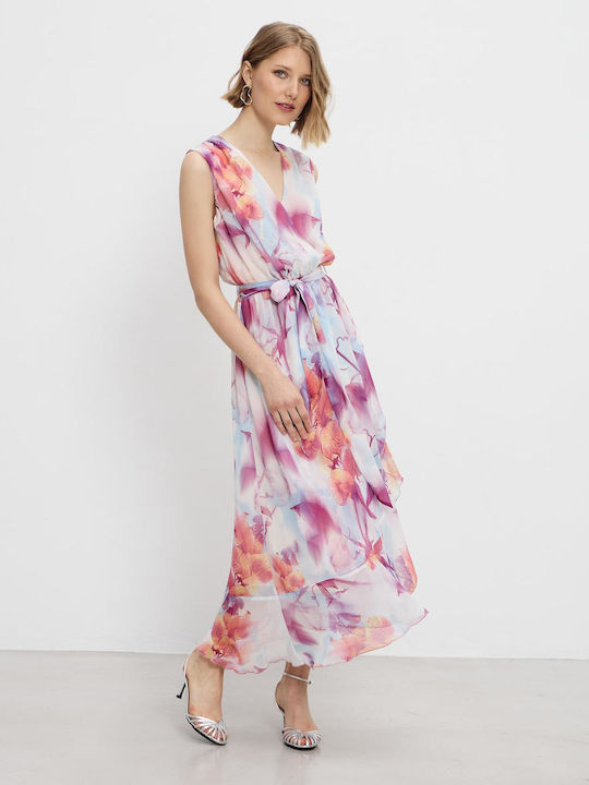 Καλοκαιρινό Midi Φόρεμα Κρουαζέ Floral