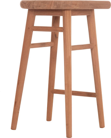 Hocker Bar mit Rückenlehne Hölzernes Bolmar Natural