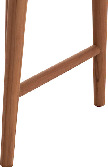 Hocker Bar mit Rückenlehne Hölzernes Bolmar Natural