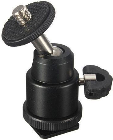 Feelworld Mini-Blitzschuhadapter Kamera-Monitorhalterung 360-Grad-Vlogger DSLR Mikrofon Monitor GoPro Halterung Vlogger