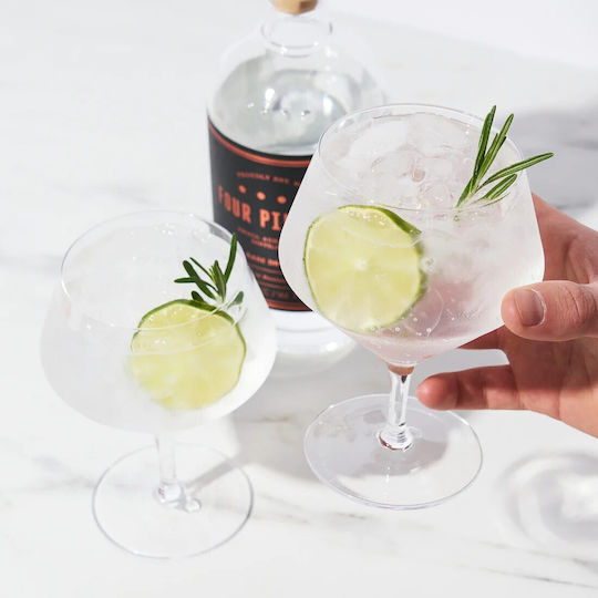 Crystal Bohemia Set of Glasses Cocktail/Drinking made of Glass 2pcs