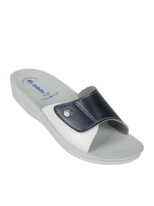 Anatomic Women's Platform Wedge Sandals Blue