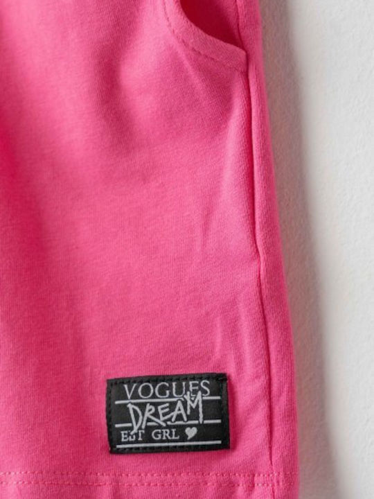 Kids' Set with Shorts Summer 2pcs Fuchsia