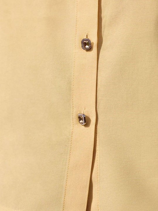 Women's Sleeveless Shirt Butter Yellow