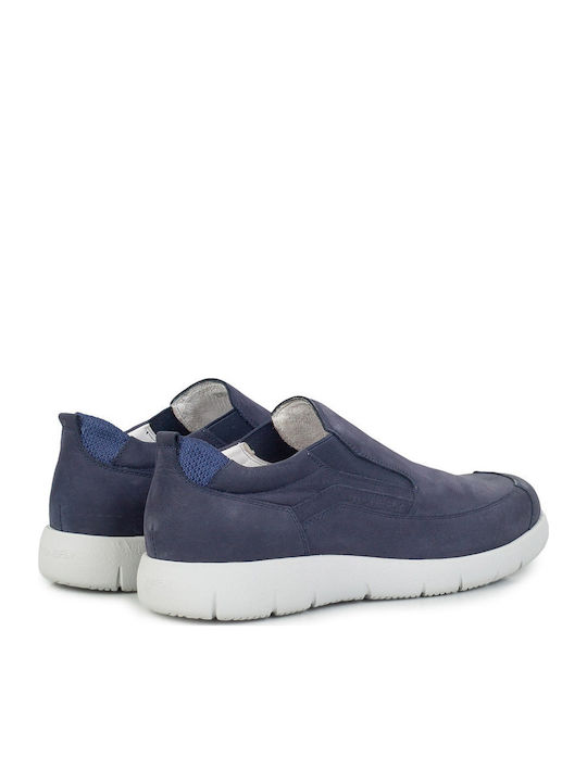 Herren Mokassins in Blau Farbe