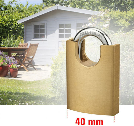Thirard Bronze Padlock Κρυμμένου Λαιμού with Key 40mm 1pcs