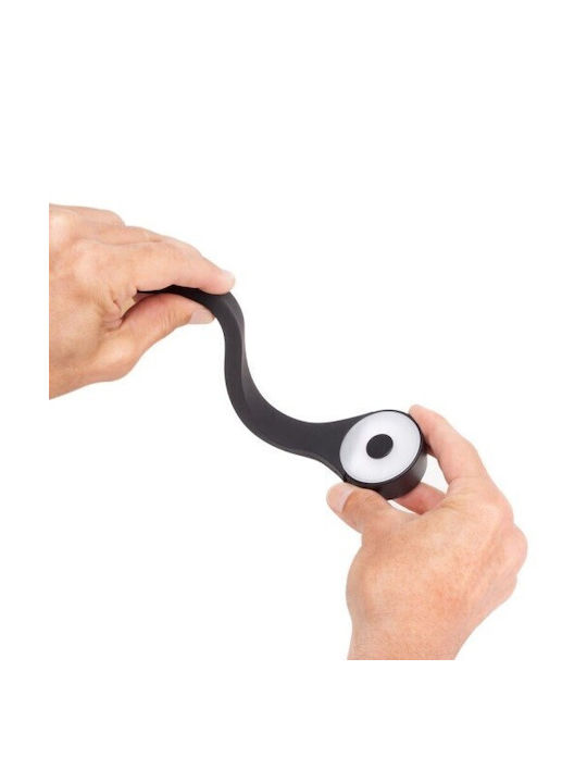Emuca LED Schreibtischlampe mit flexiblem Arm in Schwarz Farbe