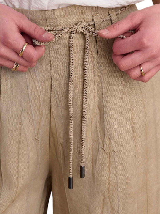 Women's Bermuda Shorts Beige
