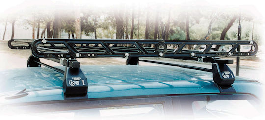 Car Roof Rack Hermes Ekals300 Steel Black 130cm X 110cm Straps Gs1