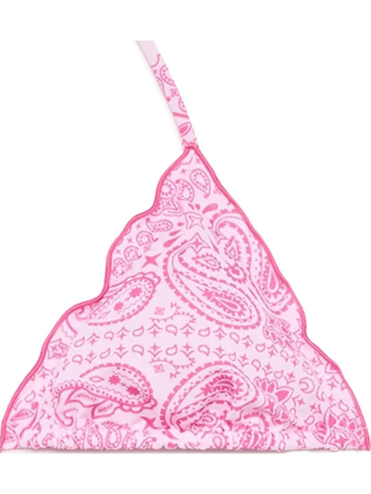 Triangle Bikini Top Sagittarius Pink