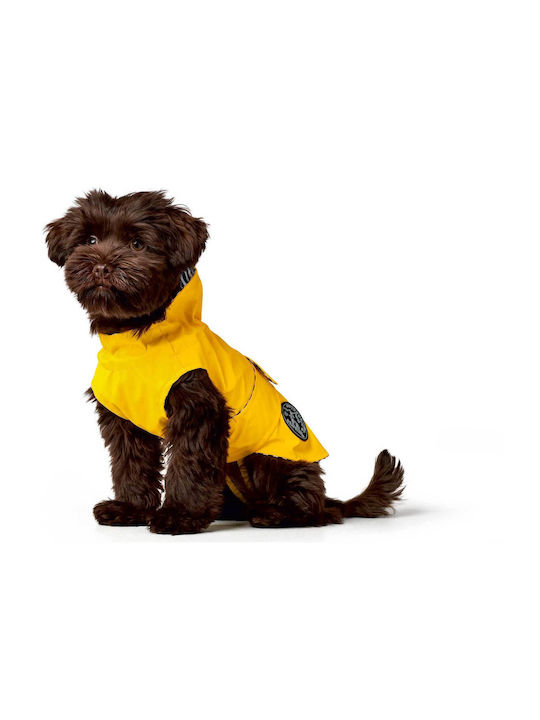 Hunter Yellow Waterproof / Windproof Dog Coat with 35cm Back Length