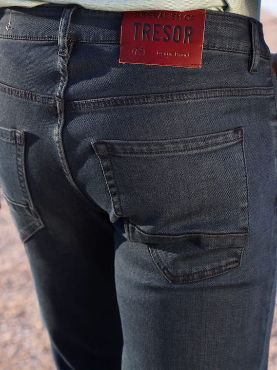 Men's Jeans Pants with Relaxed Fit Blue