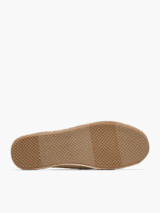 Santiago Mule Espadrilles Flat Mules σε Μπεζ Χρώμα