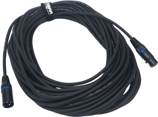Cobra XLR male to XLR female 20m Cable (DMX0-20DB)