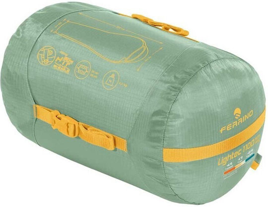 Ferrino Sleeping Bag Μονό Lightec Sm 1100 Lady Verde