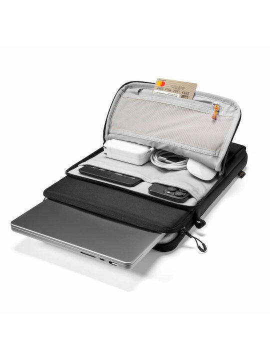 Tech-Protect Defender Τσάντα Ώμου / Χειρός για Laptop 14" σε Μαύρο χρώμα