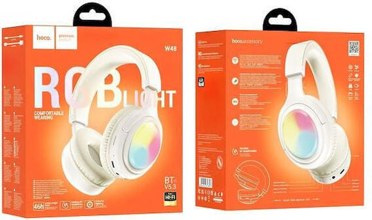 Hoco W48 Căști Audio Wireless Bluetooth On Ear Albe