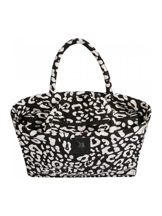 Greenwich Polo Club Fabric Beach Bag Black