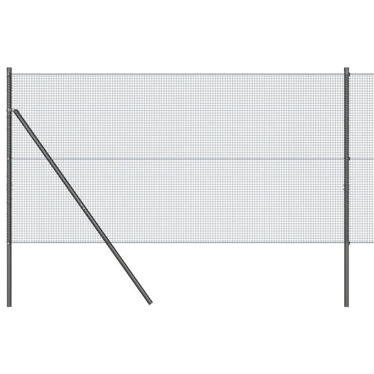vidaXL Garden Fencing Material 2pcs Gray