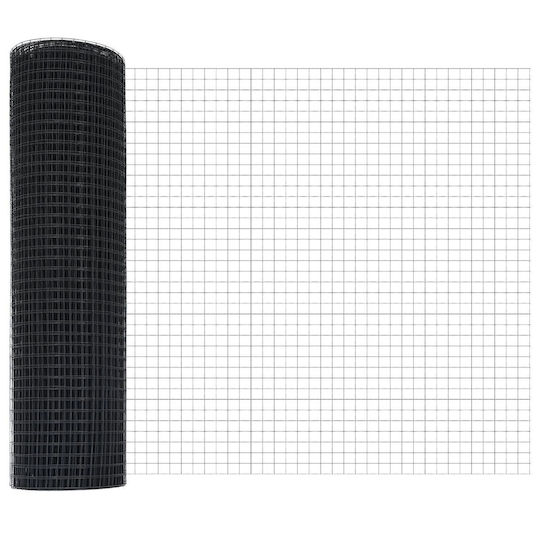 vidaXL Zaunpfahl für den Garten aus Kunststoff 100cm 1Stück Gray