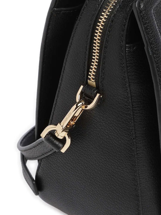 Leather Women's Satchel Bag Black
