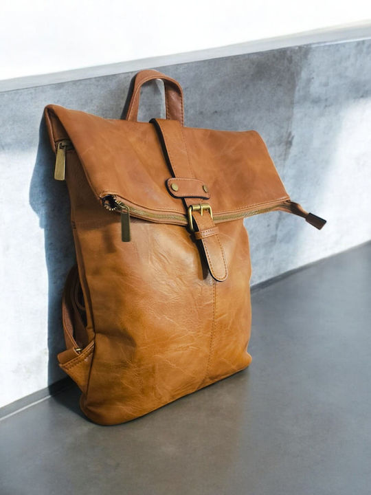 Damentasche Rucksack Tabac Braun