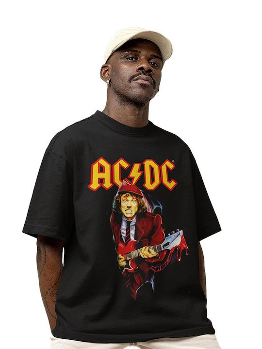Cotton Division Ac Dc Oversize T-shirt High Voltage Bloody Angus Macto001